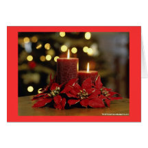 Christmas Candles Christmas Card