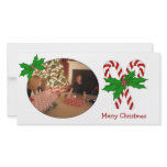 Christmas Candy Cane Photo Card photo cards
