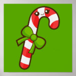 Christmas Candy Cane Posters