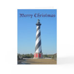 Christmas Cape Hatteras Lighthouse Card