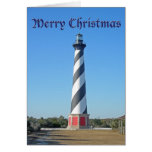 Christmas Cape Hatteras Lighthouse Card