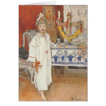 Christmas card - Carl Larsson
