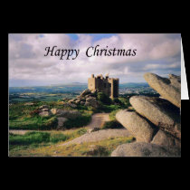 Christmas card castle cards