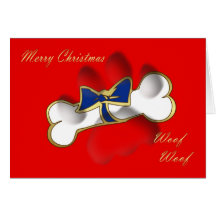 Christmas card for dog Christmas card from dog