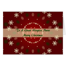 Christmas Card For Hospice Nurse