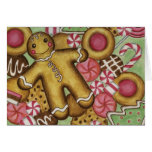 Christmas Card Gingerbread Cookies