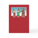 Christmas card: Mary Chris Moose