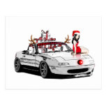 Christmas Card MX5 Miata Postcard