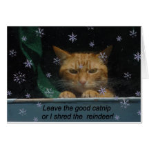 Christmas Card 'Shred rhe Reindeer'