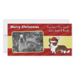 Christmas Cardigan Welsh Corgi photo cards