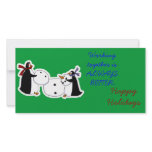 Christmas Cards With Peguins photo cards