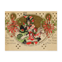 Christmas Carolers Postcard