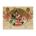 Christmas Carolers postcards