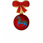 Christmas Carousel Horse Cute Holiday T-Shirt