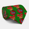 Christmas Carousel Horse Holiday Neck Tie