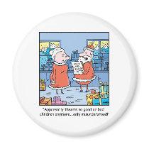 Christmas Cartoon Santas Good and Bad List