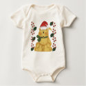 Christmas Cat And Holly Baby Onesie t-shirts