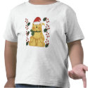 Christmas Cat And Holly Toddler Christmas T-Shirt