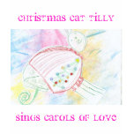 CHRISTMAS CAT TILLY t-shirts