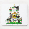 Christmas Cat Tree Mousepad