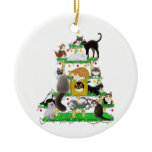 Christmas Cat Tree Ornament