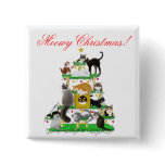 Christmas Cat Tree Pin