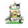 Christmas Cat Tree Sticker