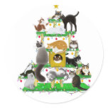 Christmas Cat Tree Sticker