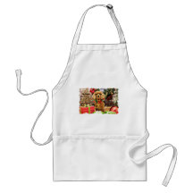 Christmas - Cavalier King Charles Spaniel - White Aprons