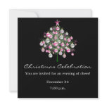 Christmas Celebration Pink-Themed Invitation