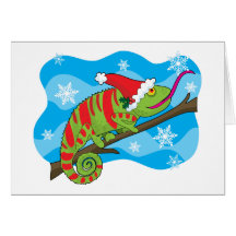 Christmas Chameleon Cards