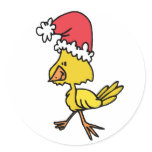 Christmas Chick stickers