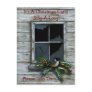 CHRISTMAS: CHICKADEE: INVITATION POSTCARD