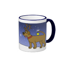 Christmas Chocolate Lab Coffee Mug