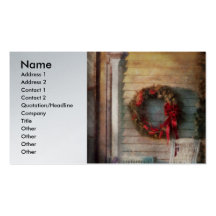 Christmas - Christmas is right around the corner Business Card Template