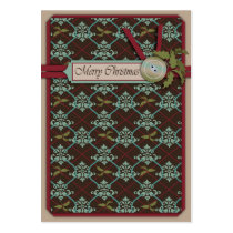 Christmas Classic Gift Tag Business Card