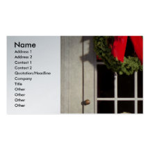 Christmas - Clinton, NJ - Christmas puppy Business Card Templates