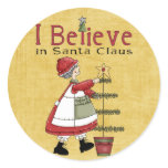 Christmas Collection GranMa Believe Santa Stickers