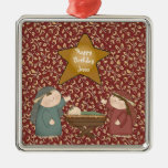 Christmas Collection Nativity Scene Star Christmas Ornaments