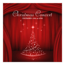 Christmas Concert invitation