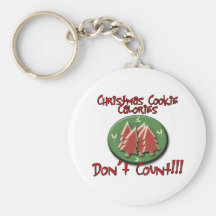 Christmas Cookie Calories Keychains