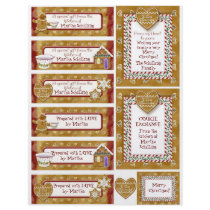 Christmas Cookie Exchange Gift Tags Personalised