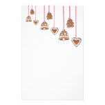 Christmas Cookie Ornaments Custom Stationery