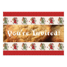Christmas Cookie Swap Holiday Party Custom Invitations