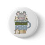 christmas cookies and mouse mug buttons