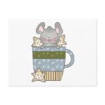 christmas cookies and mouse mug postcards