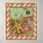 Christmas Cookies Art Print Poster