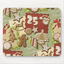 Christmas cookies mousepad