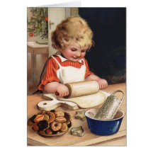 Christmas Cookies Vintage Christmas Card