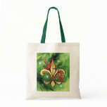 Christmas Crawfish & Fleur de lis Tote Bags